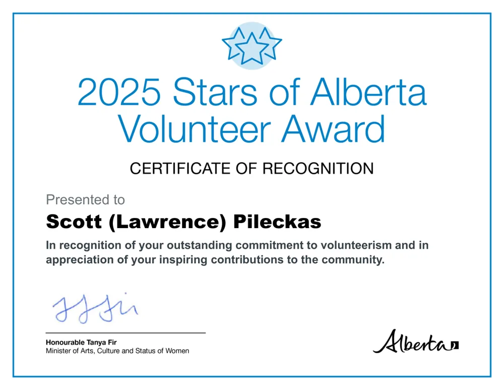 Stars of Alberta certificate thumbnail